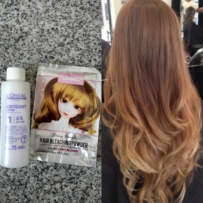 BLEACHING HAIR  /  BLEACHING RAMBUT