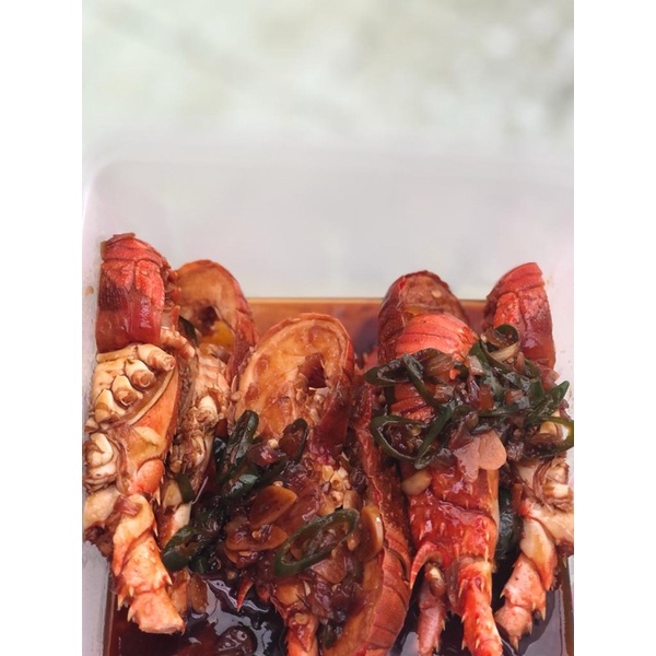 

iLovbster goreng mentega cabe ijo lobster medium 1/2 kg