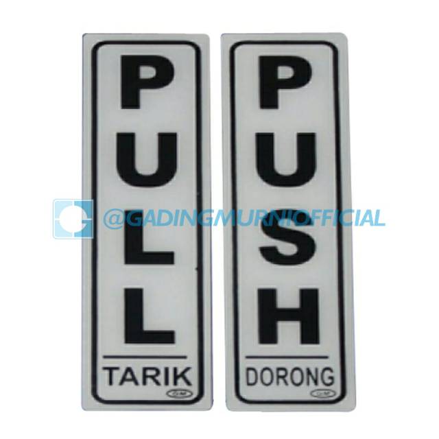 

Label Pull / Push 1 Pcs GM Label