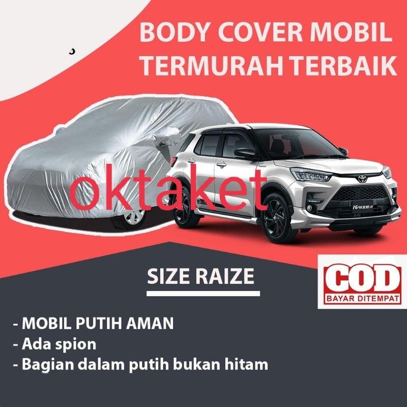 body cover sarung mobil Raize Rocky