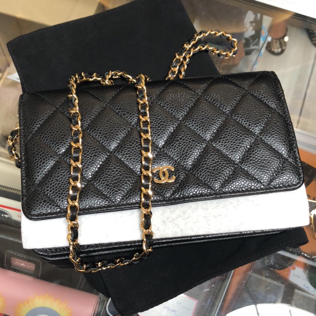 Chanel WOC black cAviar ghw #24