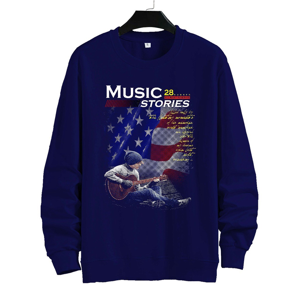 SWEATER UNISEX ( MUSIC 28 )PRIA DAN WANITA  SWEATER JUMBO,