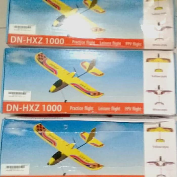 DN HXZ 1000 1000mm Wingspan EPP Wing FPV plane RC Pesawat Airplane KIT - Putih