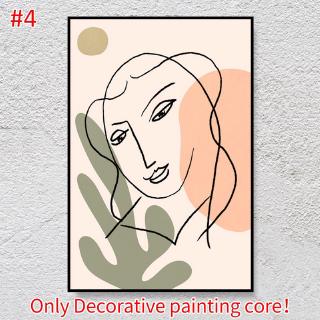 Abstract Figure Painting Core Modern Decorative Canvas Wall Art Bedroom Dormitory Painting Shopee Indonesia