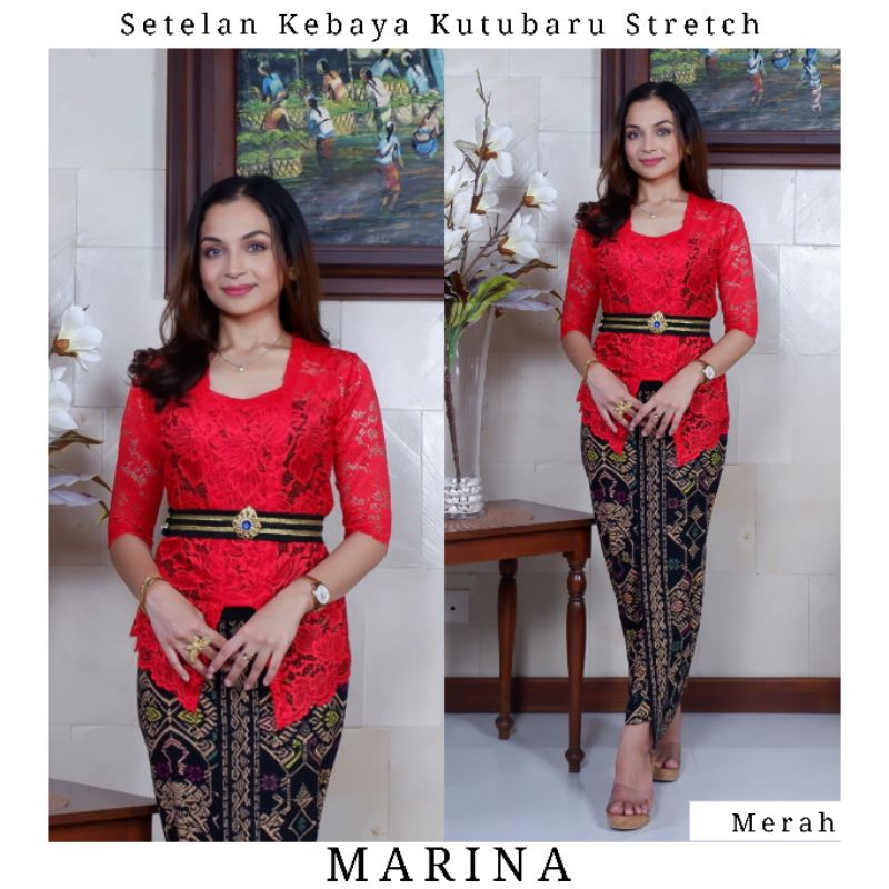 Setelan Kebaya Kutubaru Stretch Marina