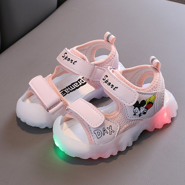 Sandal Sepatu MikiDax Led Sandal Anak Import Size 21-25 Usia 1-3 Tahun