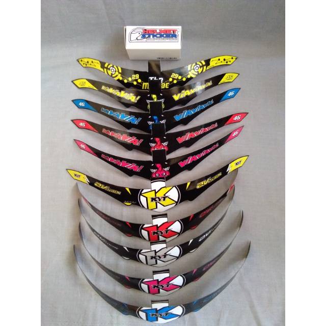 SPOILER HELM KYT 2VISION MOTIF