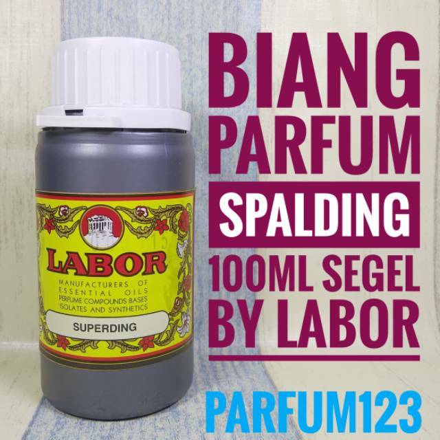 Jual minyak wangi biang Parfum SPALDING - superding 100ml segel by labor