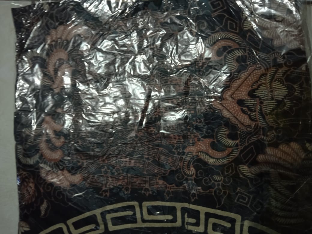 Hem Batik Pekalongan // Kemeja Batik Hitam Manis Jalu Sogan Halus // Seragam Batik Bisa Cod