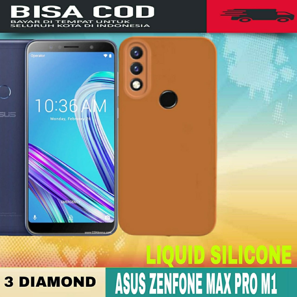 Case ASUS ZENFONE MAX PRO M1 Soft case Macaron Liquid Pro Camera - Hitam