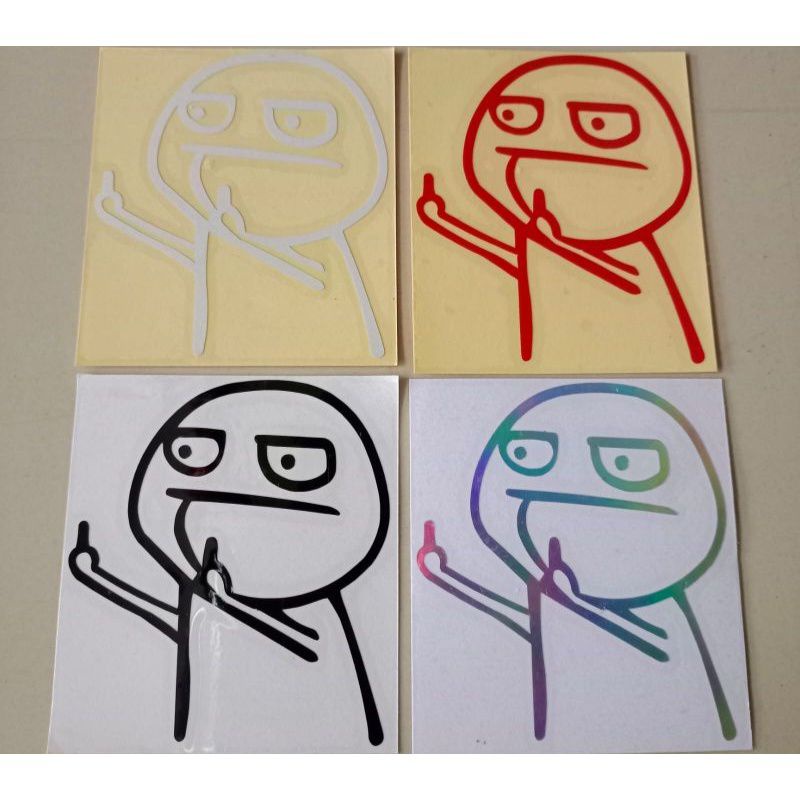 

cutting stiker midle finger fuccek animasi lucu
