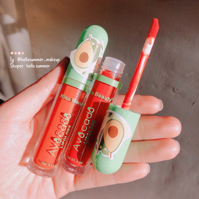 [ORI THAILAND] Kiss Beauty Avocado Matte Lipgloss