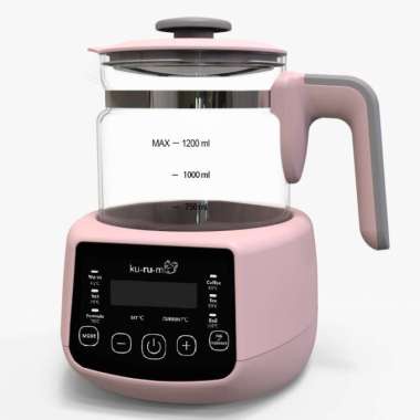 Kurumi Home Smart Kettle KH100 With Warmer 1.2 L [ Pemanas Air otomatis, Teko Listrik ]