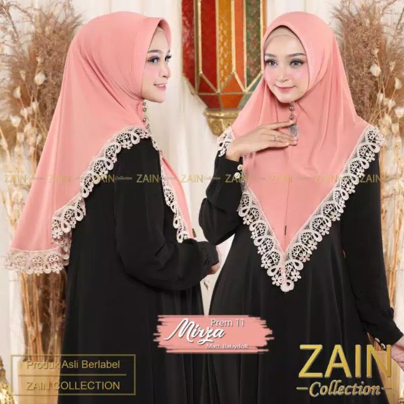 Khimar Mirza premium Campur Original dari Zain collection