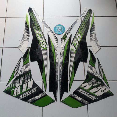 Striping New Jupiter Mx 135 2013 hijau