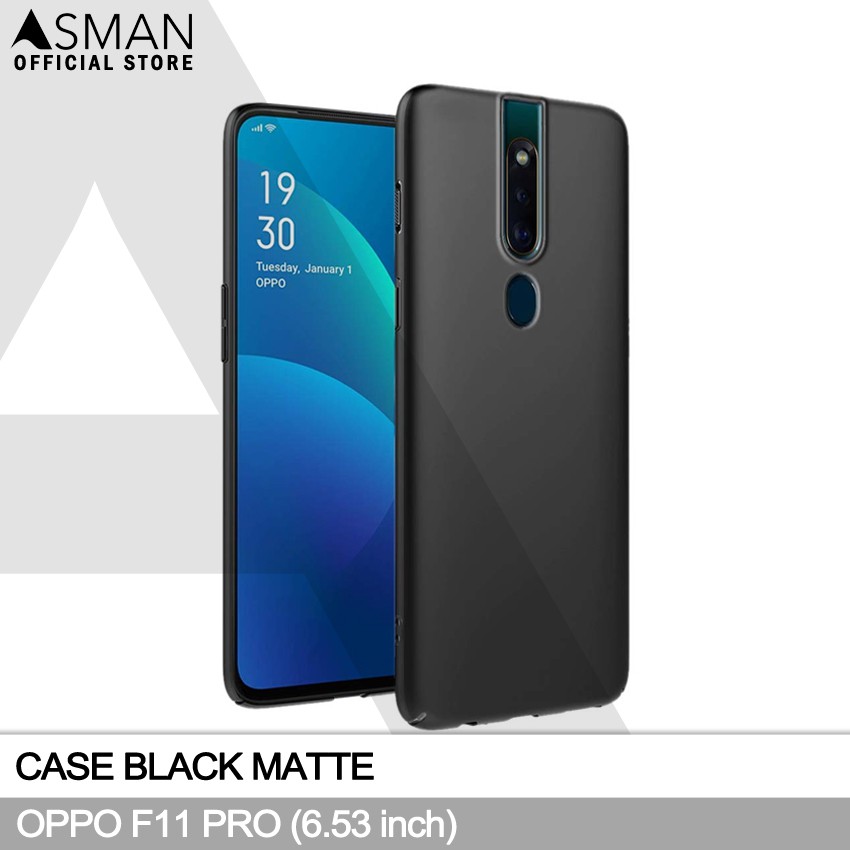 Ultraslim OPPO F11 Pro (6.53&quot;) | Soft Case Black Matte - Hitam