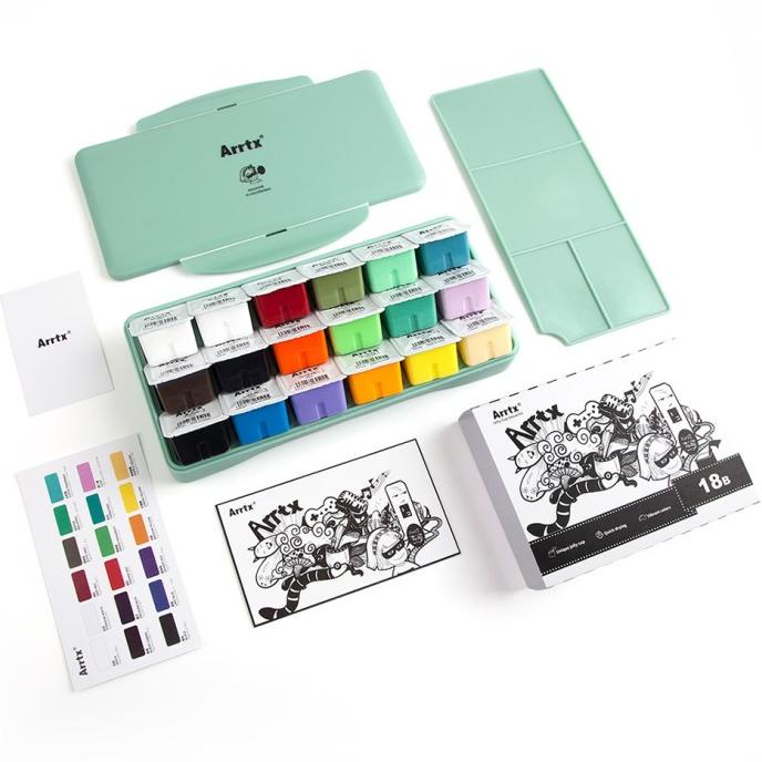 

TERBARUU!! ARRTX Gouache Tube Set 18 x 30ml / Cat Gouache SALE