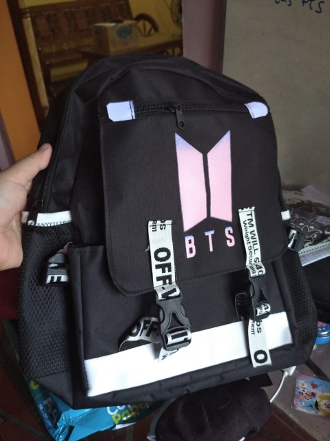 Paket Tas + Buku Sekolah Bts Murah