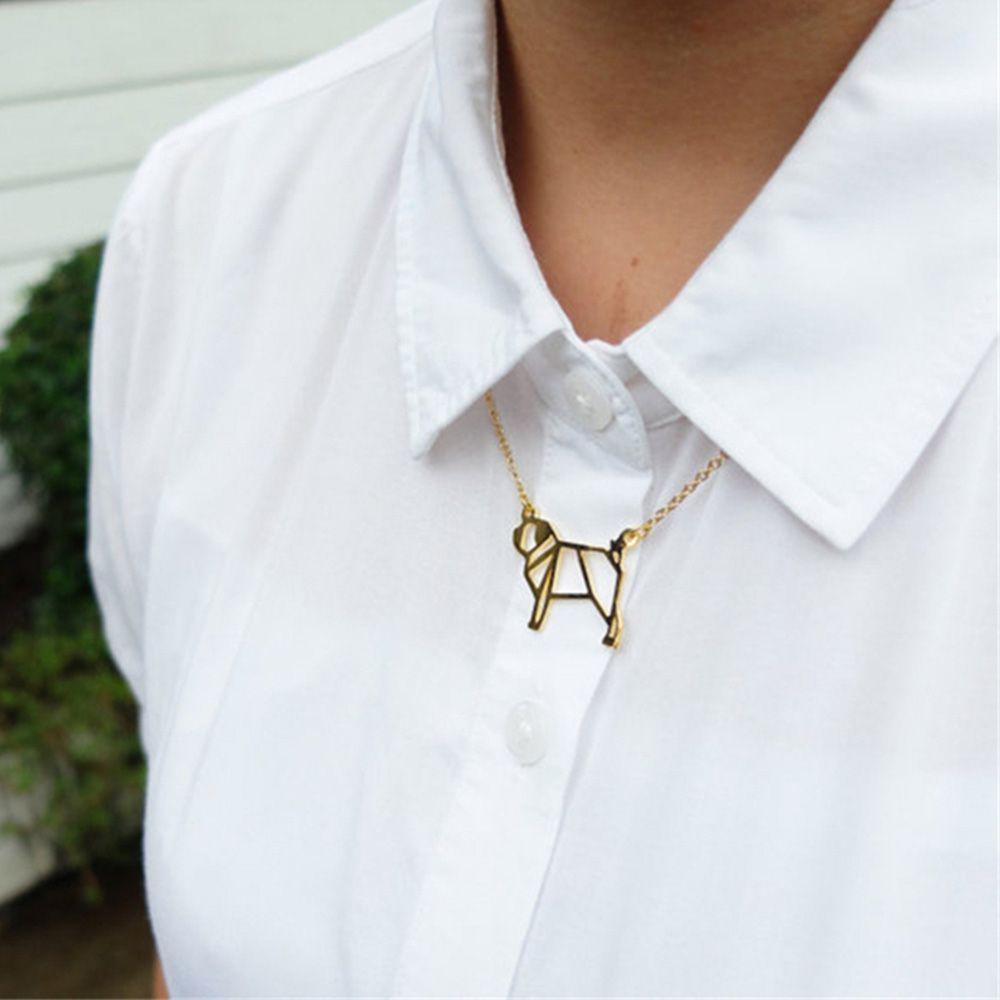 Needway Pug Kalung Pecinta Hewan Fashion Indah Liontin