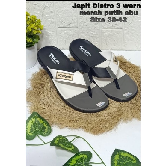 BISA COD Sandal japit pria kickers 3 warna,sandal japit kickers