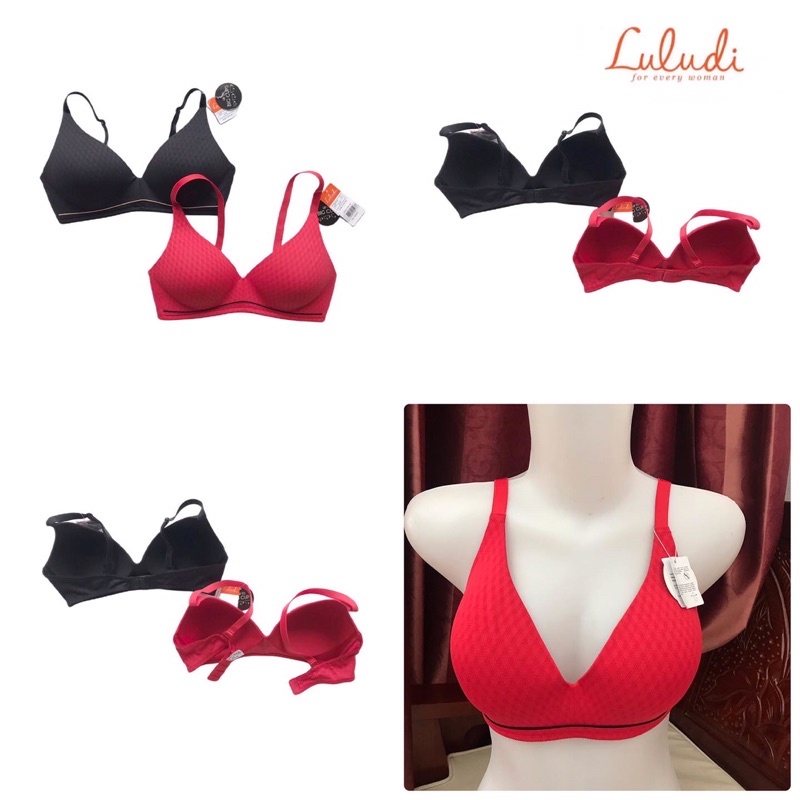 luludi bra by wacoal LB 5977 seamless wireless branded sale 34B