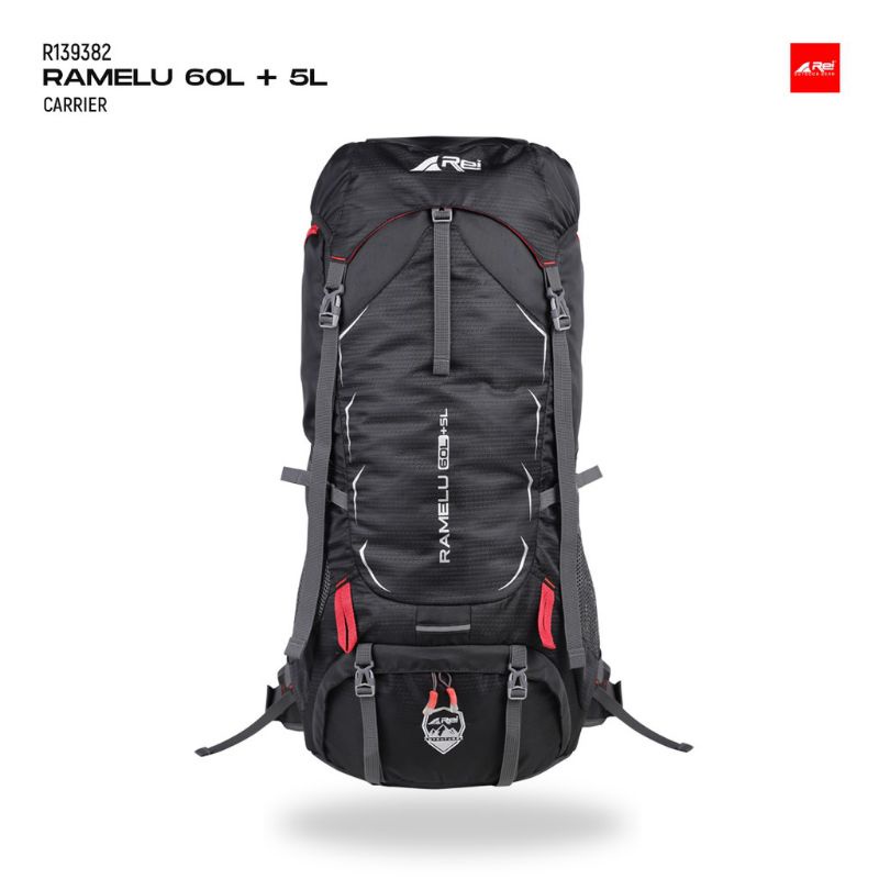 Tas Gunung Pria RAMELU 60+5L AREI OUTDOORGEAR - CARRIER REI Pria RAMELU 60+5L - Tas Mendaki Gunung R