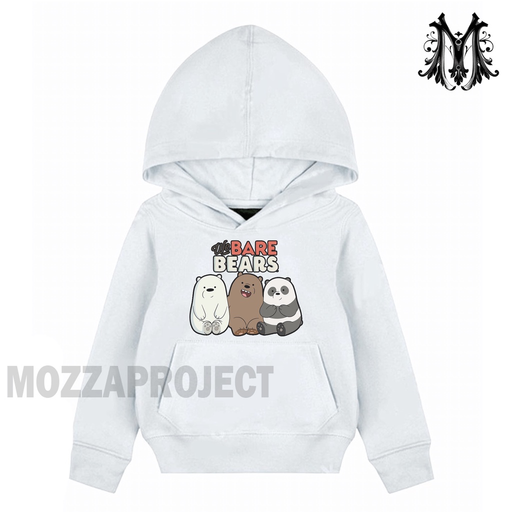 Sweater Anak Laki Laki dan Perempuan We Bare Bears Hoodie Anak Laki Laki dan Perempuan