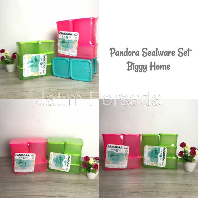 Toples Set Pandora Set 1 Set isi 4 Pcs Sealware Set Biggy Home