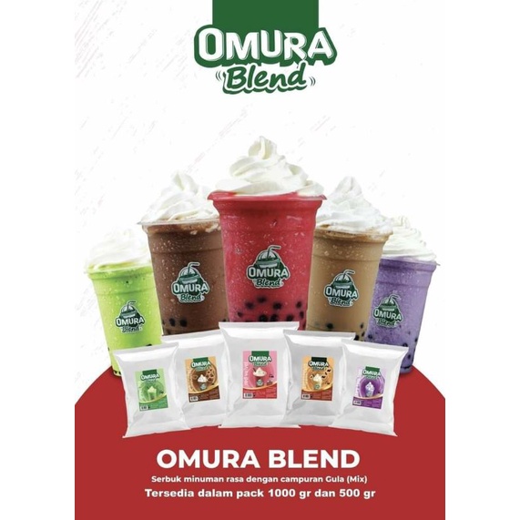 

bubuk minuman boba omura mix sugar kental warna kuat pekat