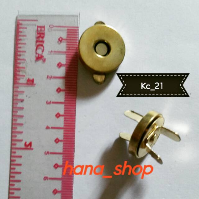 Kunci magnet gold aksesoris tas / accessories tas