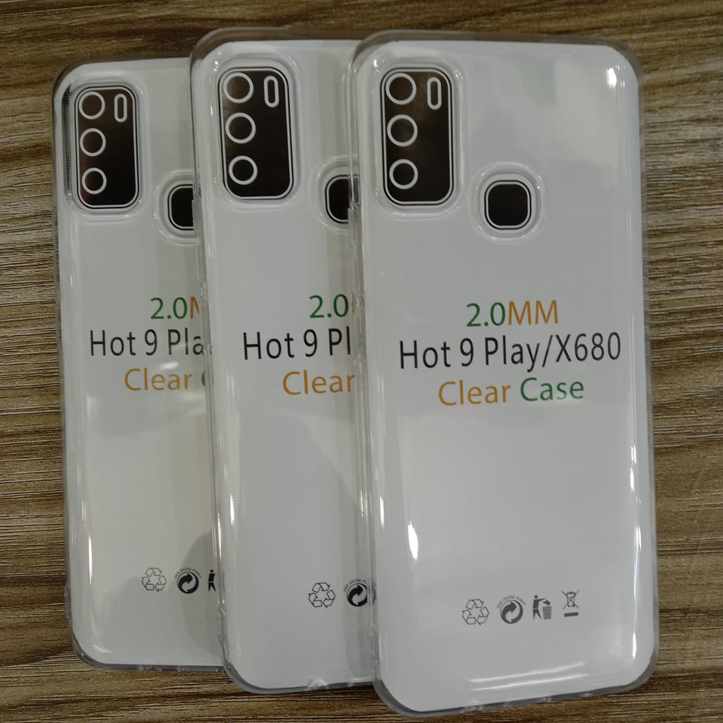 NEW INFINIX NOTE 7, NOTE 7 LITE, NOTE 8, HOT 9, HOT 9 PLAY, HOT 10 SOFT CASE BENING TEBAL 2.00MM SILIKON CLEAR CASE JELLY CASE TRANSPARANT OEM (by TA) ( by TA)