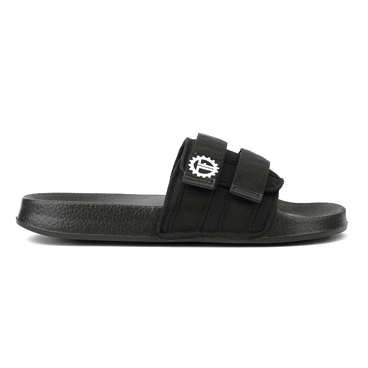 Sandal Slop EVA Hitam Ori Ringan Strap Santai Simpel Pria Laki Sendal |CHOLAS BLACK| FORIND x Tragen