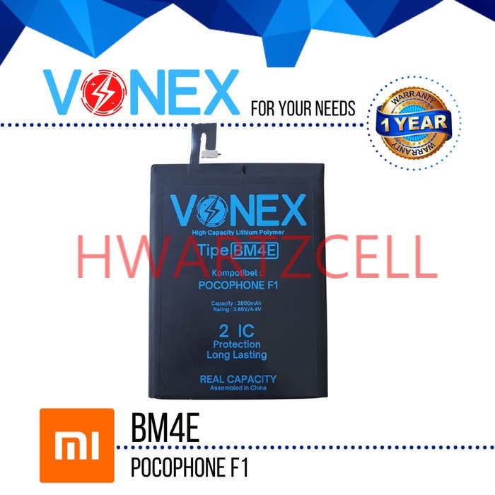 VONEX Baterai Batre bm4e pocophone f1 ORIGINAL GARANSI RESMI
