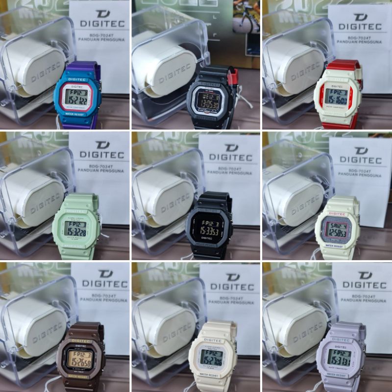 Jam Wanita Digitec BDG- 7024T Original
