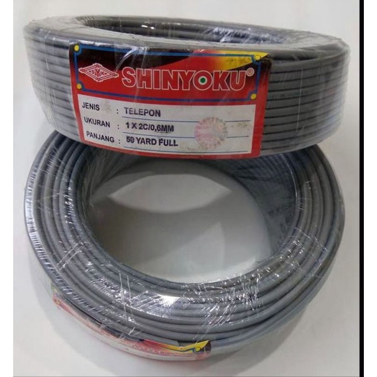 KABEL TELEPON SHINYOKU/KABEL INSTALASI WALET 50METER