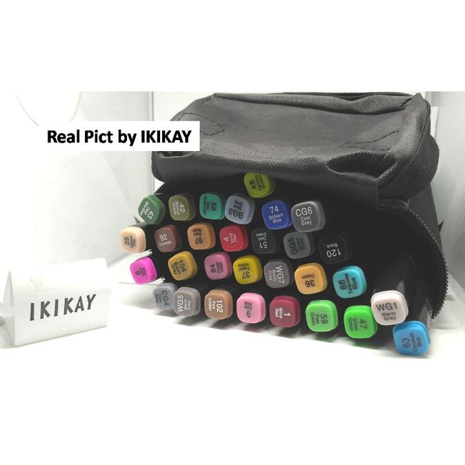 

(BISA COD) Spidol warna double Twin Pen Marker Art Drawing 30 warna TERUJI Kode 943