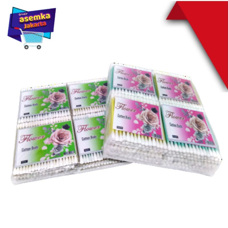 Cotton Buds 12sachet Korek kuping kapas grosir