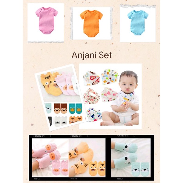 ANJANI SET | BABY HAMPERS BAYI GIFT KADO SET | PAKET LAHIRAN BAYI LAKI - LAKI PEREMPUAN UNISEX-2