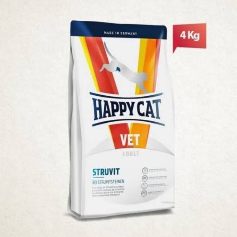 Happy Cat Struvit 4kg / Makanan Kucing Khusus Urinary / Cat Food