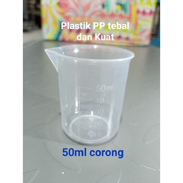 Gelas Takar 50ml atau Gelas Ukur 50ml