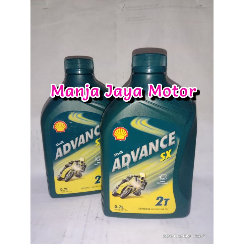 oli samping shell SX2 advance 2T 0.7L