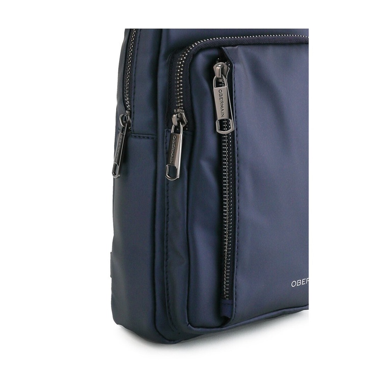 TAS SELEMPANG DADA/BADAN PRIA OBERMAIN SLING CHEST/BODY BAG ORIGINAL ORIGINAL BIRU NAVY BLUE OM052