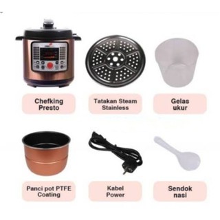 Alat Masak Multi Fungsi CHEFKING presto digital bonus Alat Masak Multi Fungsi CHEFKING presto digital bonus