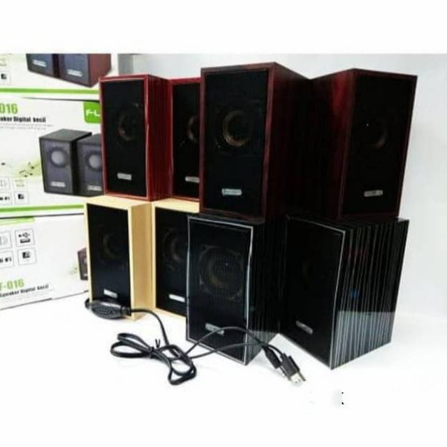 COD SPEAKER AKTIF / SPEAKER MINI FLECO F-016 / SPEAKER KOMPUTER/LAPTOP/HP/USB DIGITAL FLECO F-016 EXSTRA BASS