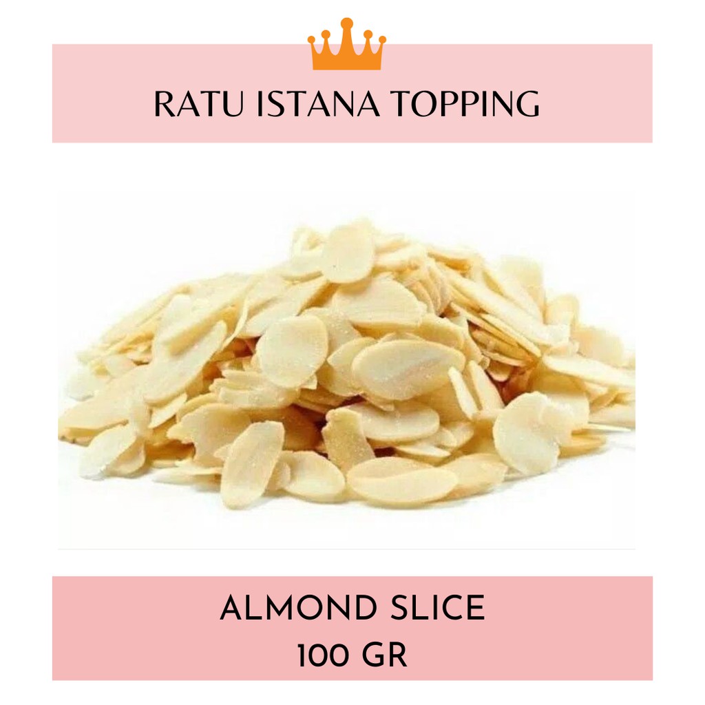 

SLICE KACANG ALMOND - IRISAN KACANG ALMOND MENTAH - RAW ALMOND FLAKES ALMOND SLICED ORIGINAL (100gr)