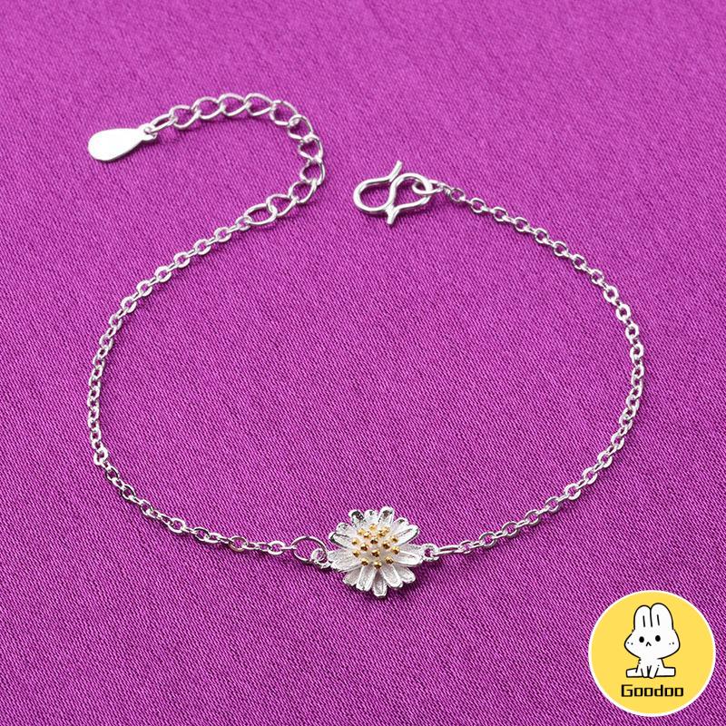 Gelang Rantai Bahan 925 Silver Untuk Wanita -Doo