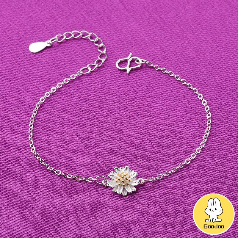 Gelang Rantai Bahan 925 Silver Untuk Wanita -Doo