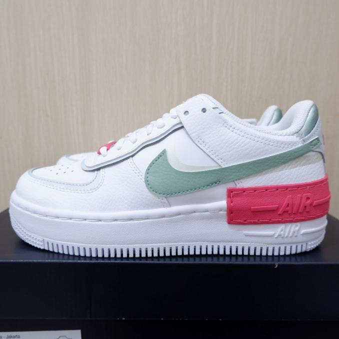 NIKE AIR FORCE 1 SHADOW WHITE / JADE SMOKE / SEAFOAM Trusted Seller
