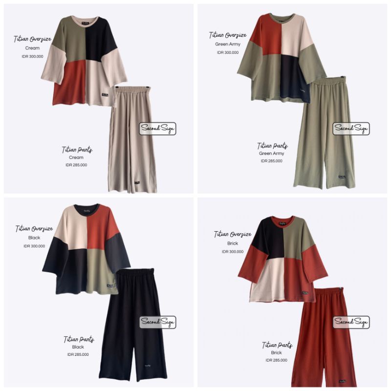 TITIAN OVERSIZE / PANTS BY SECOND SIGN