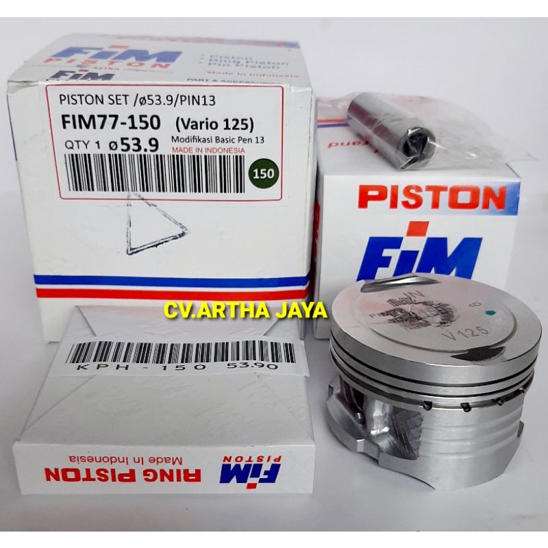 Jual PISTON KIT FIM FIM77 HONDA VARIO 125 / VARIO TECHNO 125 FI / VARIO